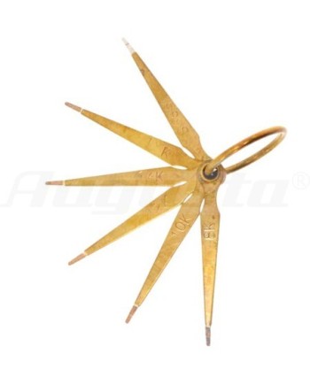 AUGUSTA 1510.24A - Toucheau 6 pointes pour test or & argent