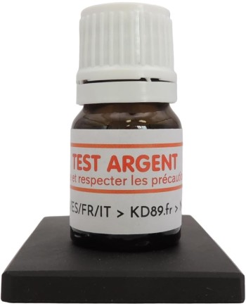 Flacon de réactif prêt à l’emploi avec pierre de touche