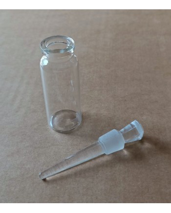 TECHNOFLUX - Fiole en verre pour réactif acide 12 ml