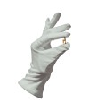 BECO TECHNIC HELI - Paire de gants en microfibre gris argenté