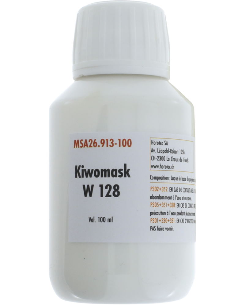 HOROTEC MSA26.913-100 - Vernis blanc de protection KIWOMASK W 128 100 ml