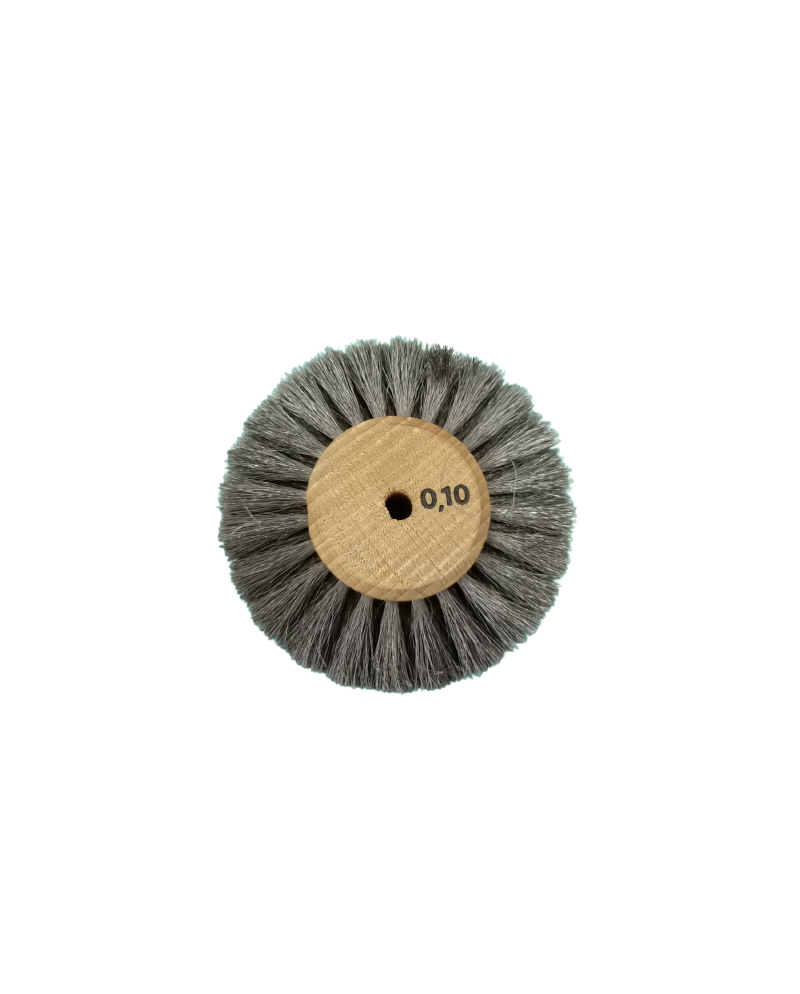 Disque brosse acier pour touret à polir