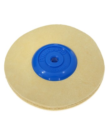 POLIRAPID - Disque de polissage en cuir de daim Ø 90 x 8 mm