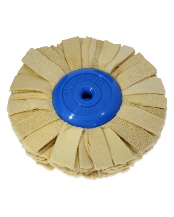POLIRAPID - Disque de polissage en cuir de daim Ø 90 x 8 mm