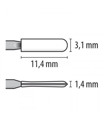 BECO TECHNIC 312227 - Stick de nettoyage en polyester Ø 1,6 mm longueur 69 mm