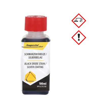 AUGUSTA AL218.100 - Teinture d'oxyde noir pour argent et cuivre 100 ml