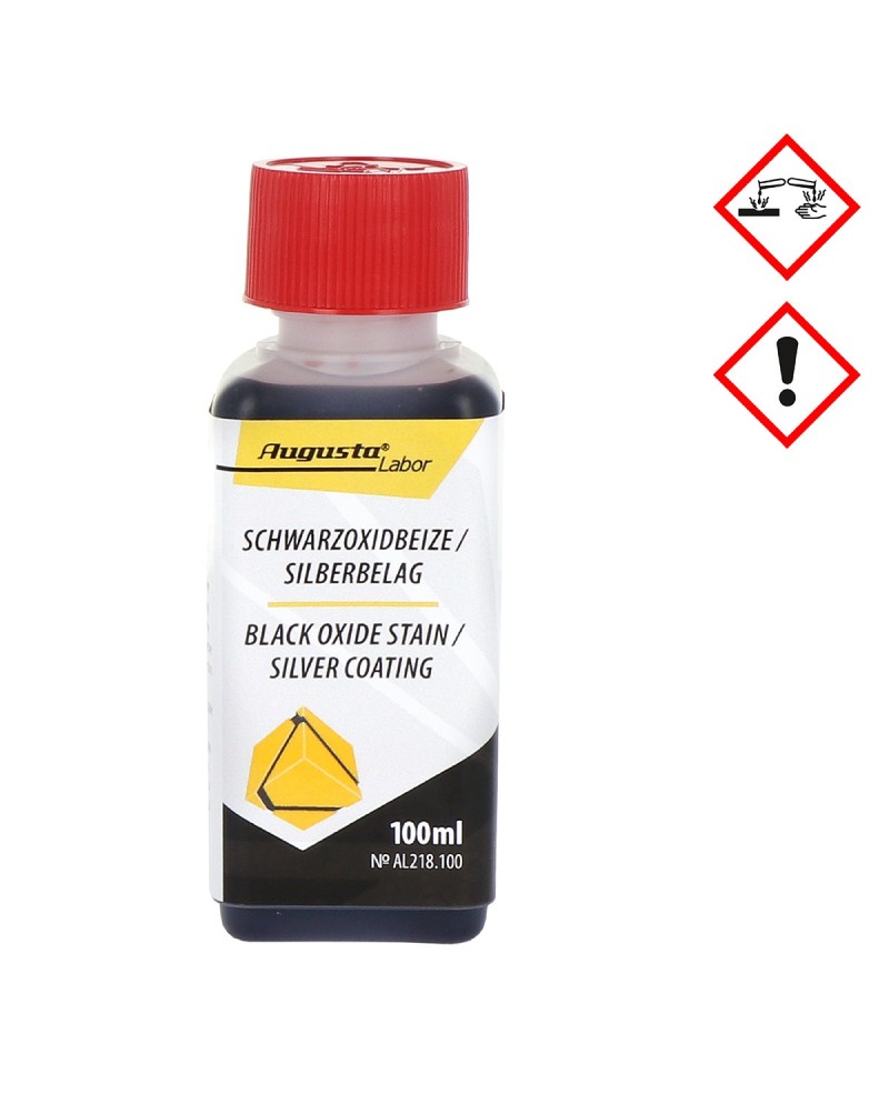AUGUSTA AL218.100 - Teinture d'oxyde noir pour argent et cuivre 100 ml
