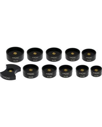 HOROTEC 06.521 - Assortiment de tasseaux à visser réversibles pour lunettes Ø 25 à 45 mm