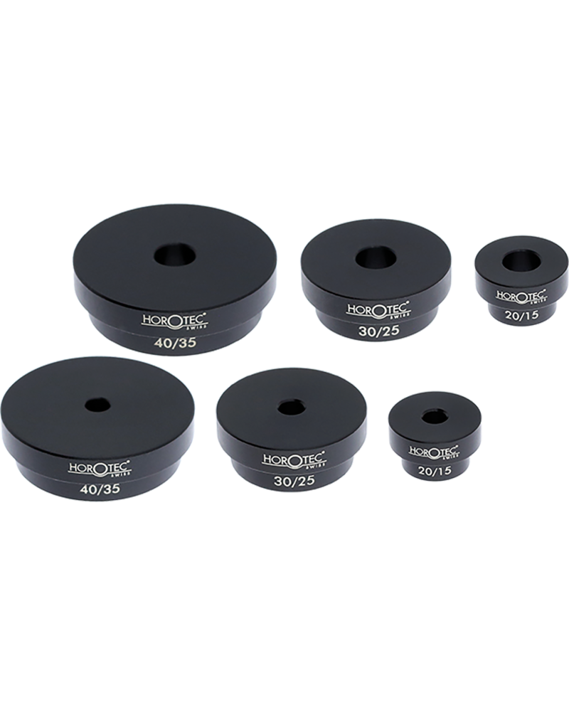 HOROTEC 07.112 - Assortiment de tasseaux réversibles pour verres minéraux plats