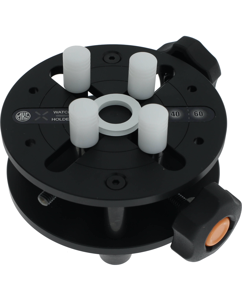 HOROTEC 08.010 / 08.010-A - Porte-boîtes universel avec plots Delrin®