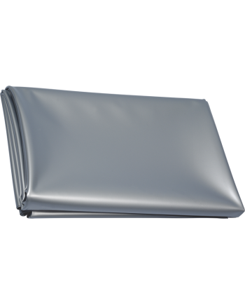 HOROTEC 24.205 - Toile de protection en PVC argenté 100 x 135 cm