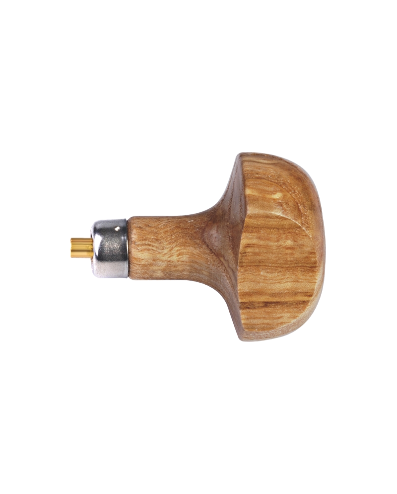 HOROTEC 18.130-S - Manche en bois pour perloirs avec bague laiton