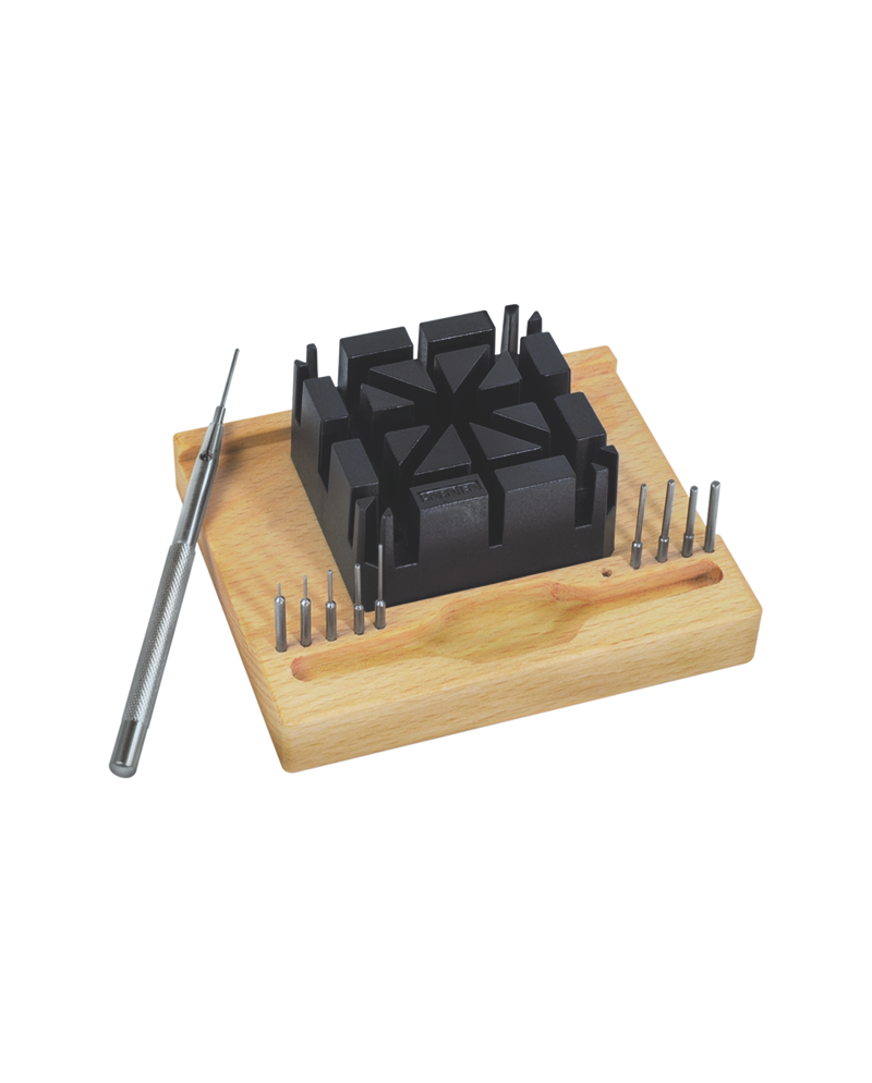 HOROTEC 10.510 - Outil chasse-goupilles avec support universel