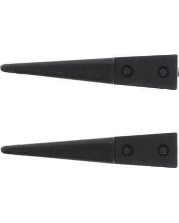 HOROTEC 12.712 - Brucelles aluminium embouts carbone pointes larges arrondies