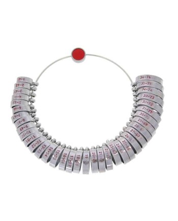 Baguier métallique plat – Largeur 6 mm, chromé