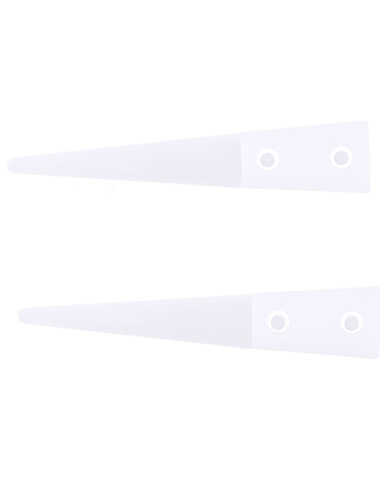 HOROTEC 12.722 - Brucelles aluminium embouts Delrin pointes larges arrondies