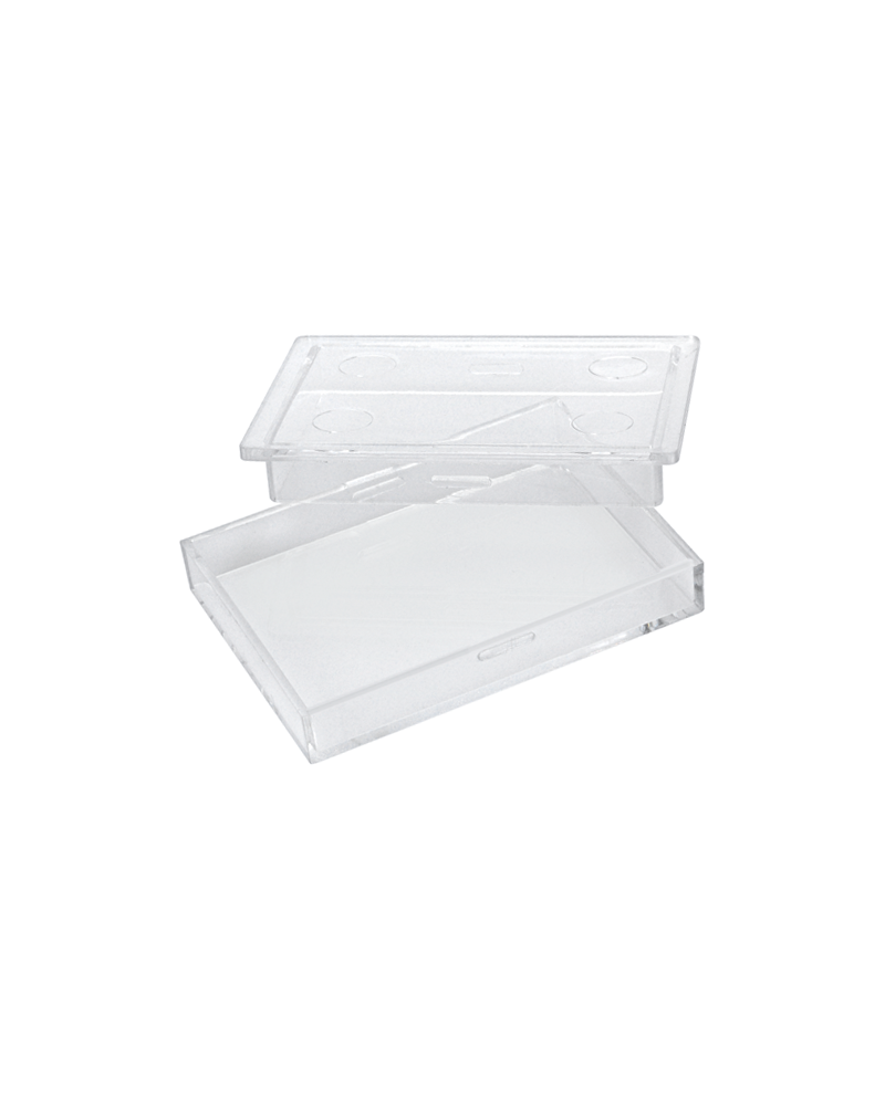 HOROTEC 17.522 - Boîte plastique rectangulaire transparente 36 x 26 mm