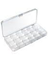 BECO TECHNIC – Boîte transparente 18 compartiments avec charnière