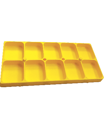 HOROTEC 17.530-X - Fond de boîte empilable 10 cases multicolores