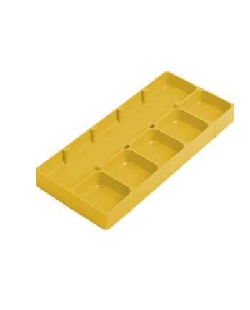 HOROTEC 17.527-XX - Fond de boîte empilable 6 cases multicolores