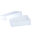 HOROTEC 17.589 - Boîte plastique rectangulaire transparente