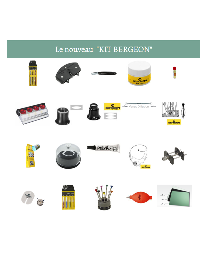 Passion Horlogerie - Kit d'outils KIT BERGEON