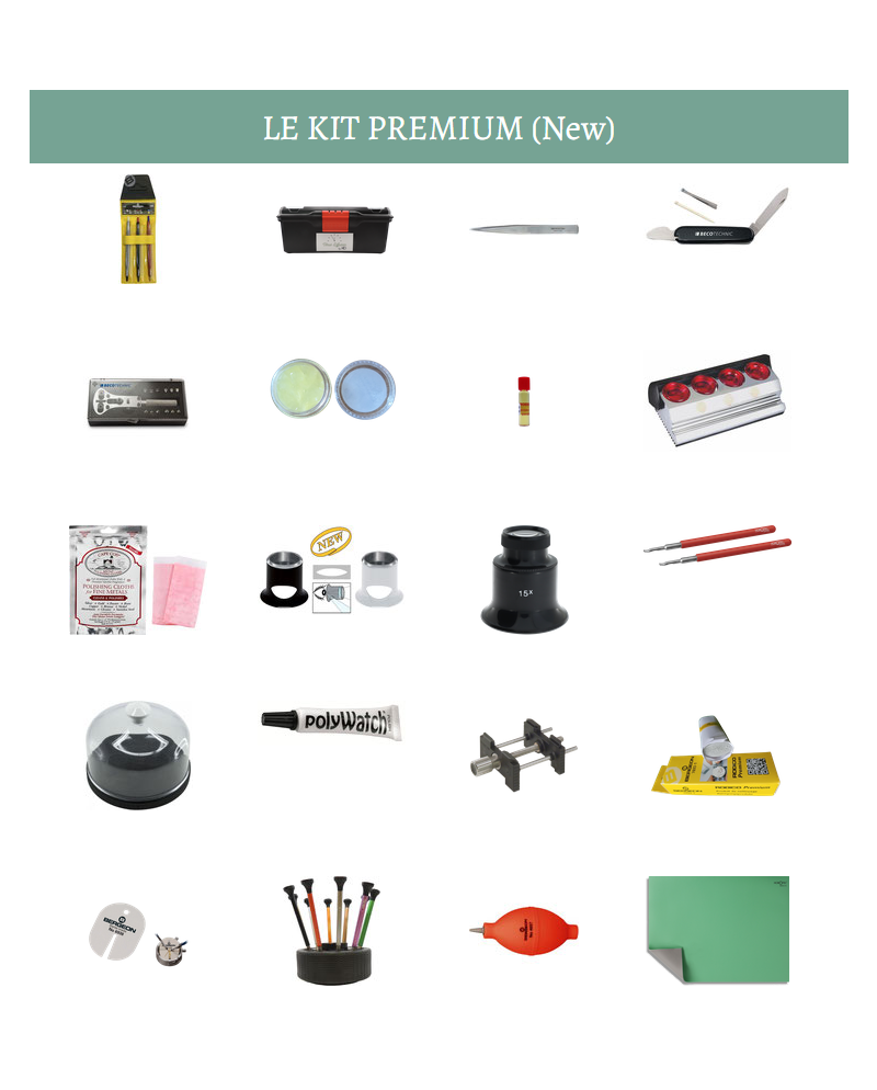 Kits d'outils Passion Horlogerie - Kit d'outils KIT PREMIUM