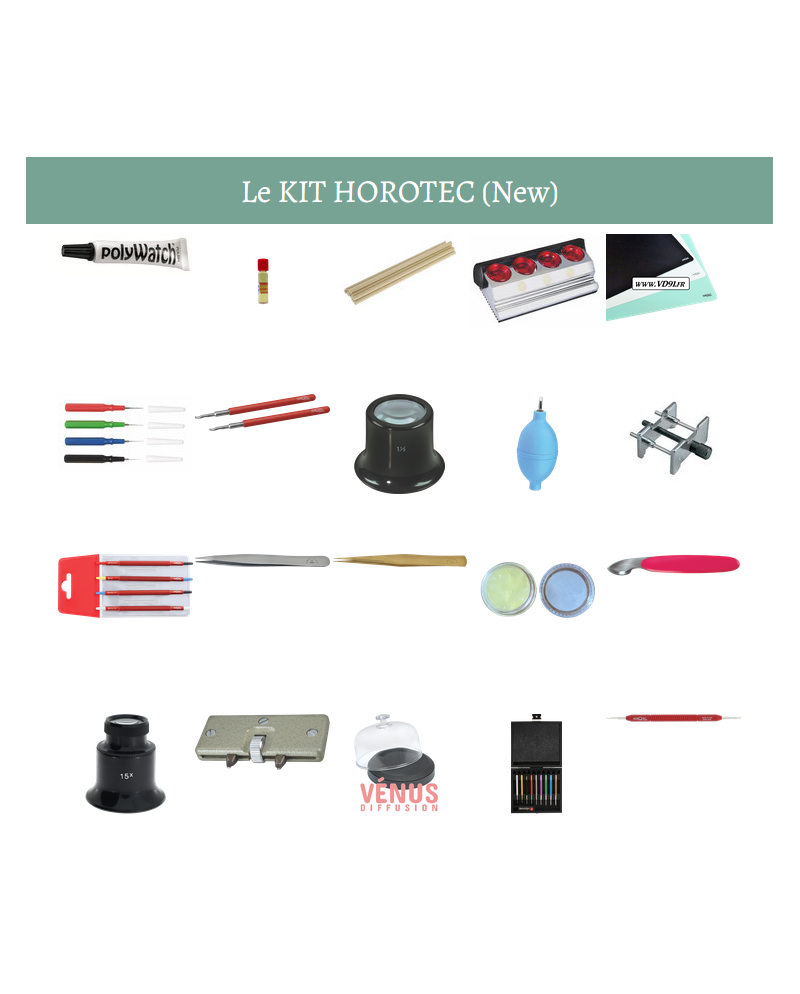 Passion Horlogerie - Kit d'outils KIT HOROTEC
