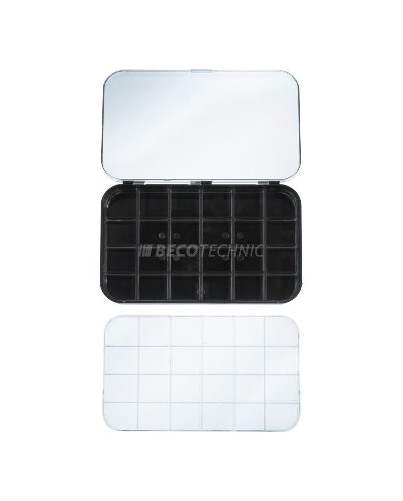 BECO TECHNIC 207351 – Boîte de rangement 48 compartiments avec charnière