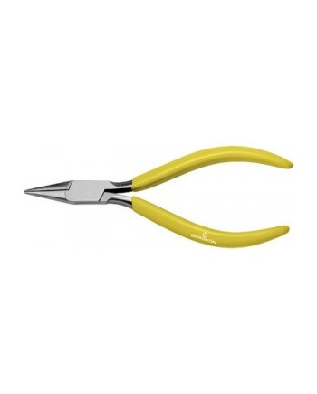 BERGEON  - Pinces de précision 130 mm branches plastifiées jaunes