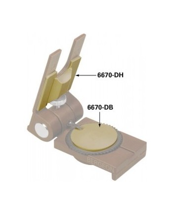 BERGEON 6670-DB et 6670-DH - Coussins de rechange pour étau troisième main
