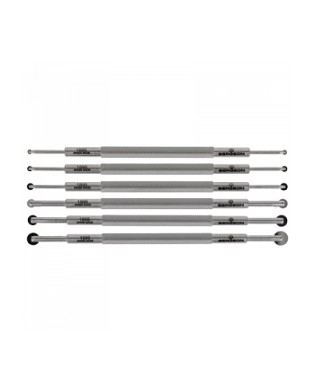 BERGEON 1895-P06 - Assortiment de 6 fraises à roulettes doubles