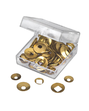 Assortiment de 25 gouttes en laiton où en  acier pour pendules