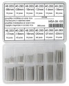 HOROTEC MSA 99.133 - Assortiment de goupilles moletées