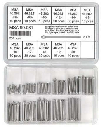 HOROTEC MSA99.081 - Assortiment de goupilles fendues