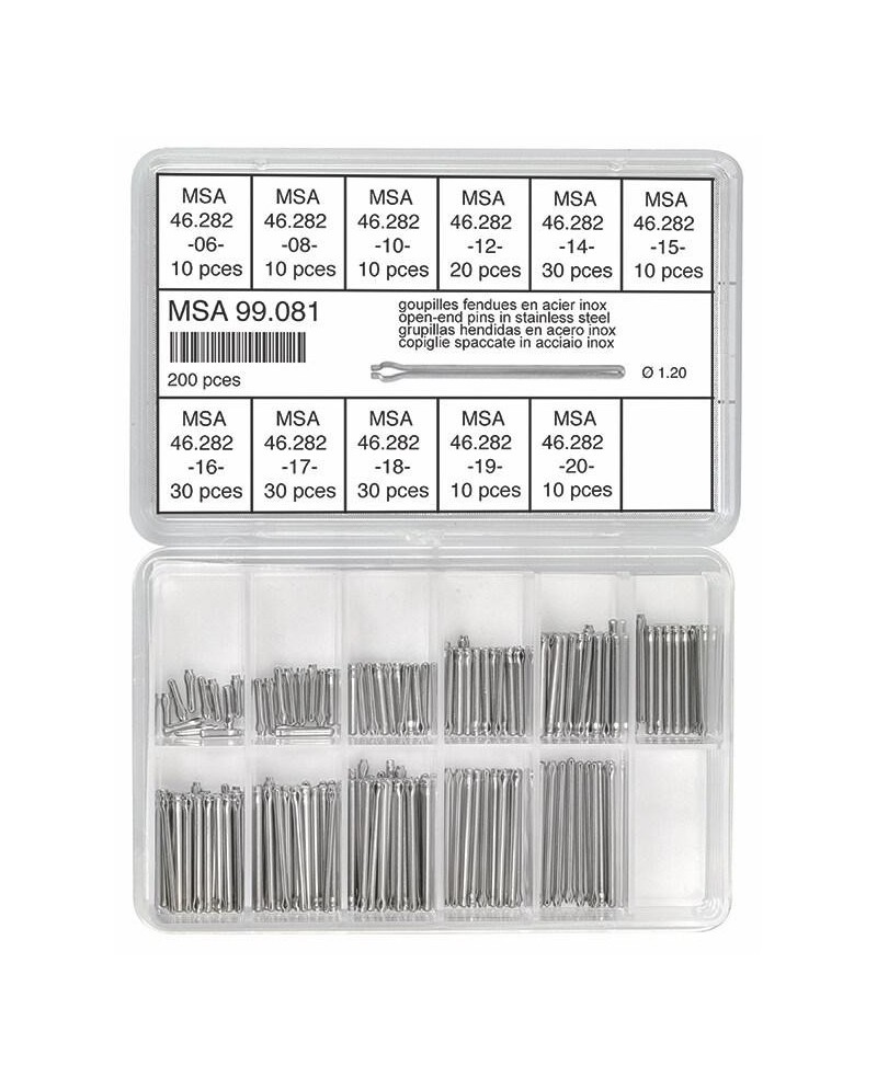 HOROTEC MSA99.081 - Assortiment de goupilles fendues