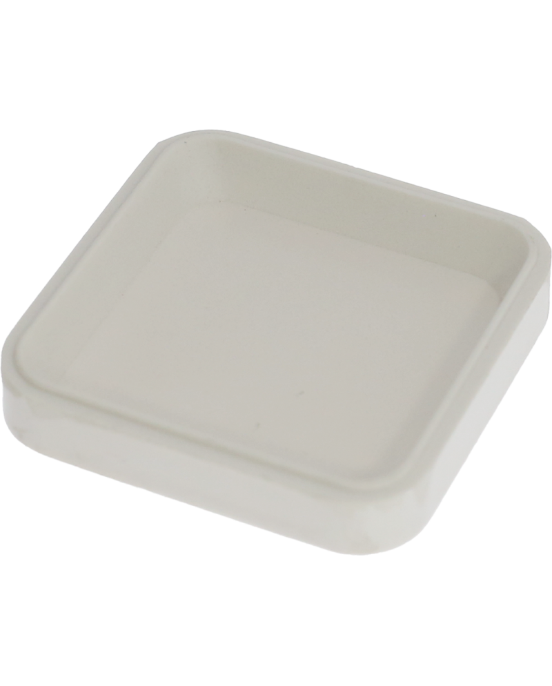 HOROTEC 17.586 - Godet à fourniture carré en bakélite empilable 50 x 50 x 9 mm