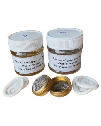 Passion-Horlogerie – Kit de nettoyage et rinçage pour pièces de montres