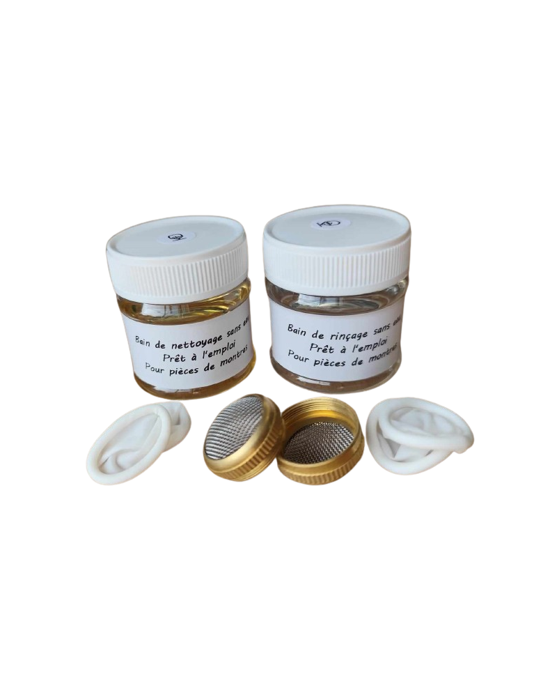 Passion-Horlogerie – Kit de nettoyage et rinçage pour pièces de montres