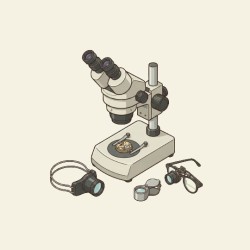 Loupes et microscope