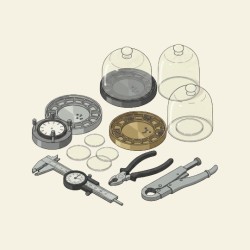 Porte-cadran et Protège-cadran