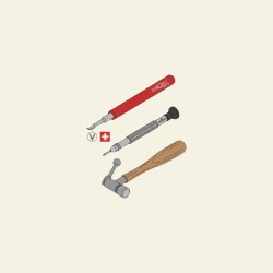 Outils à poser les aiguilles