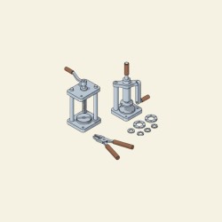 Pinces à fermer les fonds de boîtes