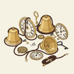 Cordes et poids de comtoise