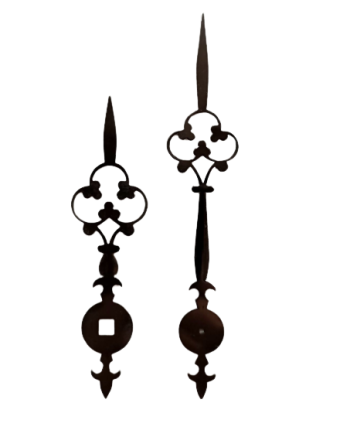 Aiguilles "trèfles" pour comtoise