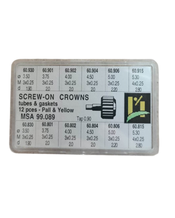 Assortiment de couronnes à vis - HOROTEC