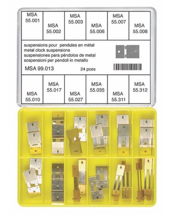 Assortiment de suspensions pour pendule - HOROTEC MSA99.013
