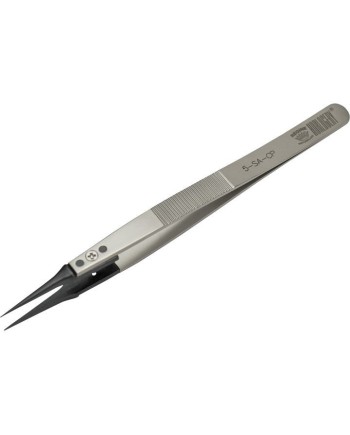 Brucelles d'horloger avec pointes démontables - RÉGINE 5-SA-CP