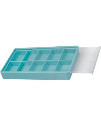 HOROTEC 17.510 – Boîte de rangement 10 cases avec couvercle coulissant