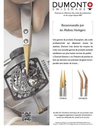 Brucelles avec embouts en buis DUMONT